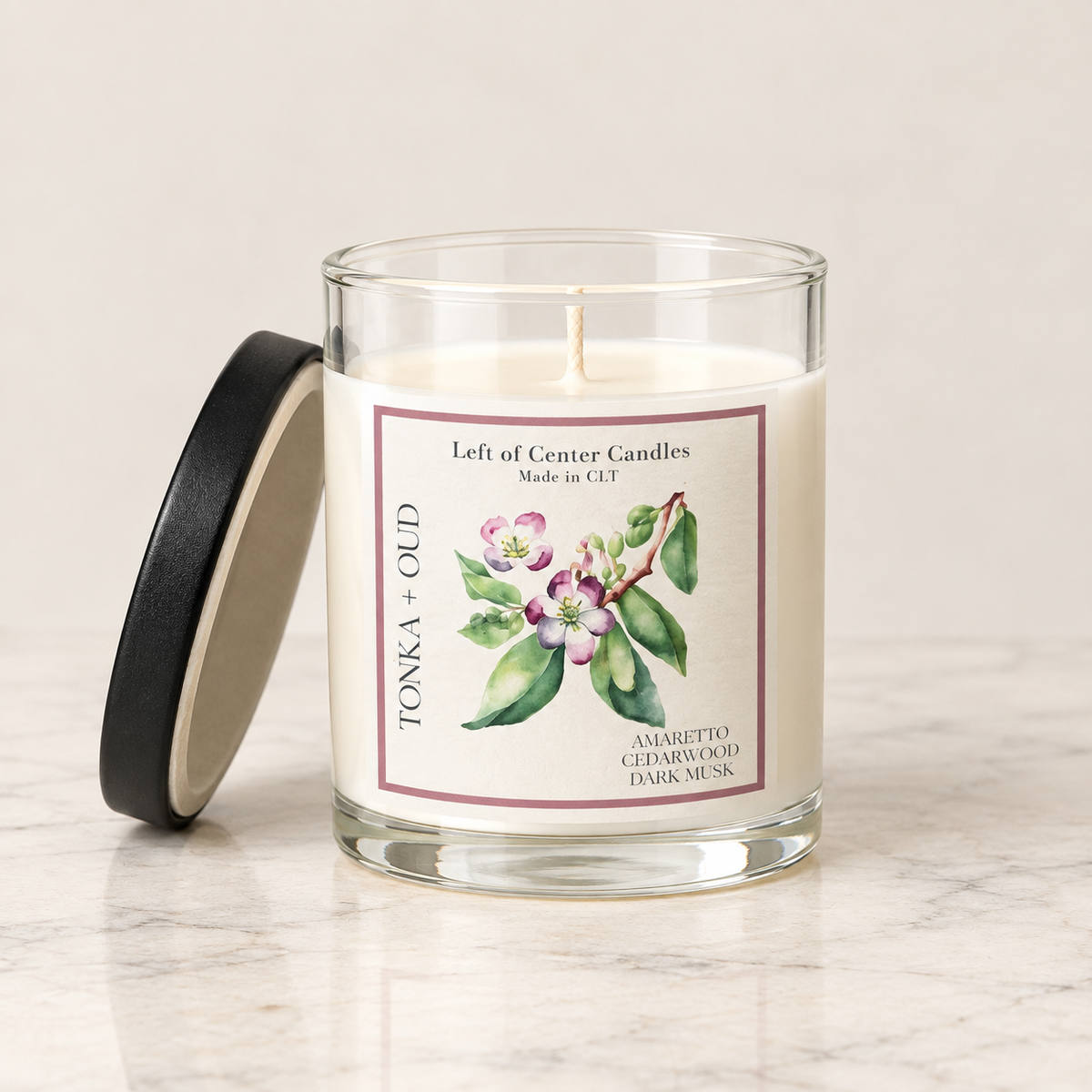 Tonka & Oud-9 oz Soy Candle