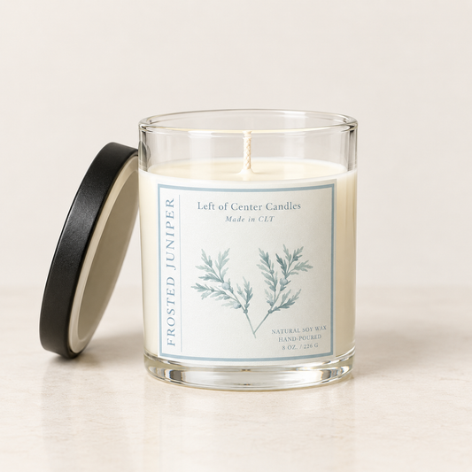 Frosted Juniper-9 oz Soy Candle