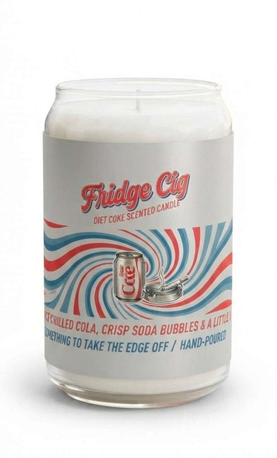 Diet Coke "Fridge Cig" (16 oz Soy Wax Candle)