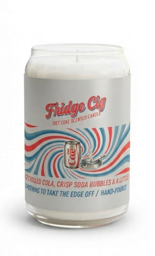 Diet Coke "Fridge Cig" (16 oz Soy Wax Candle)